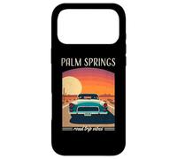 Palm Springs CA Retro Highway Nostalgie Vintage Car Design Coque pour iPhone 17 Pro Max