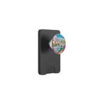Palm Springs California Scène de Voyage Florale dans Le désert PopSockets PopWallet pour MagSafe