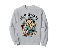 Palm Springs California USA Cowgirl Style western Sweatshirt