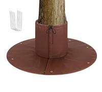 Palm Tree Root Cover, 3-Layer Frost Protection, Winter Insulated Blanket, Breathable Cold-Resistant Fabric, 39.37x39.37x11.81 Inches, for Outdoor Garden Flower Beds Patios Pathways Playground