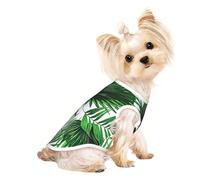 Palm Tree. T-shirt sans manches imprimé pour animal de compagnie, vêtements d'intérieur et d'extérieur, tenue quotidienne, débardeur de fête