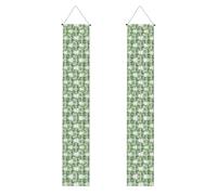 Palm Tree1 Bannière de porche à suspendre réutilisable pour fête universitaire cérémonie porte d'entrée