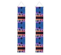 Palm Trees1 Bannière de porche de remise de diplôme à suspendre réutilisable pour fête universitaire cérémonies porte d'entrée