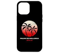 Palma de Majorque Espagne Palmier Plage Coucher de Soleil Coque pour iPhone 12 Pro Max