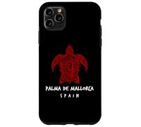Palma de Majorque Espagne Tortue de mer Tribal Océan Art Design Coque pour iPhone 11 Pro Max