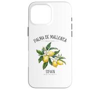 Palma de Majorque Îles Baléares Citrons Art Espagnol Espagne Coque pour iPhone 16 Pro Max