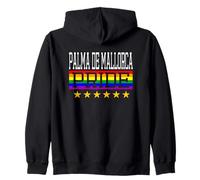 Palma de Majorque Pride Gay Lesbian Queer LGBT Drapeau Arc-en-Ciel Sweat à Capuche