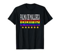 Palma de Majorque Pride Gay Lesbian Queer LGBT Drapeau Arc-en-Ciel T-Shirt