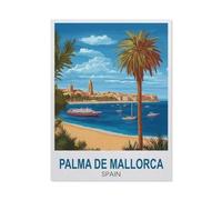 Palma de Mallorca Espagne，Jigsaw Puzzle 1000 Pièces Puzzle Classique pour Adultes Et Enfants, Compétence Jouets Éducatifs Anniversaire Festival Cadeau（38x26cm）-FC72
