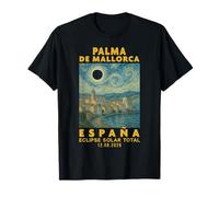 Palma de Mallorca, España Eclipse Solar Total 2026 T-Shirt