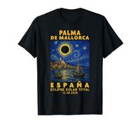 Palma de Mallorca, España Eclipse Solar Total 2026 T-Shirt