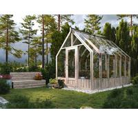 Serre Jardin Bois et Verre EMILIA 2,40 x 3,63 m