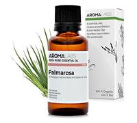 Palmarosa BIO (Cymbopogon martini) - 30 mL - Huile Essentielle Chémotypée et Certifiée AB - Aroma Labs - Made in France