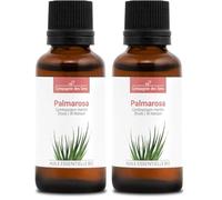 PALMAROSA (Cymbopogon martini) BIO - 30mL - Huile Essentielle de Qualité Premium - 100% Pure, Naturelle, garantie ChromaCert® - Chémotypée & Intégrale (Lot de 2)
