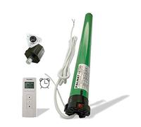 PALMAT Volet Roulant Moteur Tubulaire avec Commande Radio intégrée Inclut Une télécommande Radio à 4 canaux avec Un Support Mural magnétique. (40SW /25 kg Force de Traction + Adaptateur)