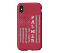 Palmer, Alaska, Drapeau américain Coque pour iPhone X/XS
