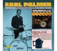 Earl Palmer – Drumsville / Percolator Twist avec pistes bonus – CD – Import – Jasmine Guitars