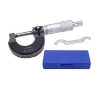 Palmer micrométrique en alliage stable à lecture précise 0,01 mm pour mesures externes - portable avec boîtier de rangement (0-25/0,01mm)