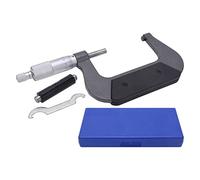 Palmer micrométrique en alliage stable à lecture précise 0,01 mm pour mesures externes - portable avec boîtier de rangement (50-75/0,01 mm)