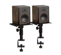 Palmer STUDIMON5 Moniteurs de studio actifs 5" (2x) & Gravity SP3102TM Supports pour moniteurs avec pince de table (2x) - Pack, noir