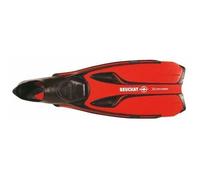 Palmes chaussantes de snorkeling - BEUCHAT - MULTISPORTS-X-VOYAGER - Rouge - Adulte - Mixte 44/45