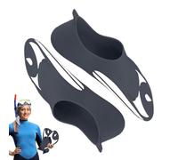 Palmes de natation courtes - Palmes de plongée ajustées, équipement de natation compact, design flexible | Système de poche confortable pour les pieds, aide à la performance pour adultes et