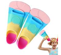 Palmes de natation en silicone de qualité alimentaire - Palmes pour pour la natation | Accessoire d'entraînement de natation, équipement de plongée et de plongée avec tuba pour piscines