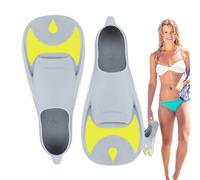 Palmes de Natation | Palmes Compactes Légeres et Confortables,Ajustables Douces Accessoires Piscine et Adultes pour Surf Plongée Voyage Apnée