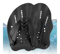 Palmes de Natation, Palmes d'Entraînement Puissantes pour Renforcement Musculaire avec Sangles Réglables, Équipement D Entraînement pour Adultes Et