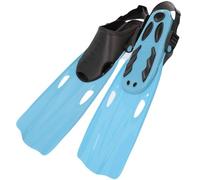 Palmes De Natation Portables, Légères Et Réglables en Silicone pour des Battements Plus Puissants & Meilleure Propulsion | Tailles 29-44 UE | pour Adultes & Enfants (Blue,L(37-40 EU))