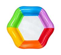 Palmes de piscine pour adultes - En PVC - Anti-fuite - Design hexagonal | Fauteuil de piscine gonflable pour l'été, le lac ensoleillé, l'hôtel, le parc, le jardin, l'extérieur, le plaisir aquatique
