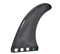Palmes de planche de surf de 9 pouces, haute performance, légères, à réaction rapide, accessoire pour planche de surf, canoë, PVC noir renforcé de fibre de verre, 3 trous, 27x18cm