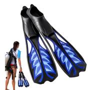 Palmes De Plongée en Apnée, Réglables Flexibles Natation Étanches Ensemble avec Un Bon , Longues Antidérapa