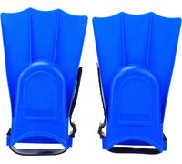 Palmes de plongée, enfants, PVC, légères, entraînement à la natation, snorkeling, courtes, bleues, taille 25-30 Yard