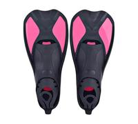 Palmes de plongée Natation d'entraînement à la en apnée renforcement Musculaire des Jambes pour la Natation(Rose Red Black,XL)