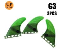 Palmes De Surf À Onglets Simples S/M/L/Am2/K2.1 En Fibre De Verre,Nid D'abeille,Pour Planche De Surf - Type G3 #A