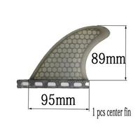 Palmes De Surf Bilong Fut,Azul Central,Knubster Center Stabilizer Fin,Barbatanas De Red Azul,Wakeboard - Type Gray 89mm