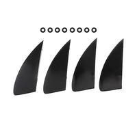 Palmes de surf - Lot de 4 palmes de rechange pour planche de surf - Pour la natation, la plongée avec tuba, le kayak, la mer, la plongée, les voyages, la piscine, les vacances et