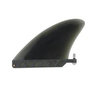 Palmes de surf, souples pour longboard, matériau TPU 20 x 14 cm, 160 g avec montage à vis, compatible avec les boîtes standard d'aileron de longboard (noir)