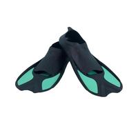 Palmes d'entraînement Palmes de plongée Natation d'entraînement à la en apnée renforcement Musculaire des Jambes pour la Natation ou la plongée avec Tuba(Green Black,M)