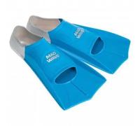 Palmes de natation mad wave short training fins blue 31/33