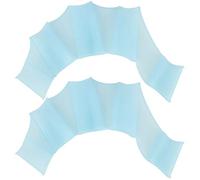 Palmes Main Souple,Palmes Doigts,Aletas De Mano,1 Paire Doux Silicone Gear Paddle Palmes Doigts Main Palm Palmes Palmés Formation Nage Flippers Palette À La Main Replacement Pour Femmes Hommes Enfants