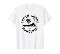 Palmier à tête de Diamant de la Rive sud Honolulu Hawaï T-Shirt