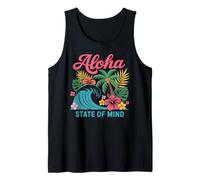 Palmier Aloha State of Mind Retro Wave Hawaii Beach pour Femmes Débardeur
