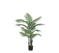 Palmier areca artificiel avec tronc et feuilles réalistes, plante artificielle en pot pour décoration intérieure dans la chambre, le salon, le bureau, le balcon et la terrasse