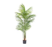 Palmier areca artificiel d'intérieur - Fausse plante tropicale réaliste en pot de soie pour la maison et le bureau