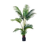 Palmier areca artificiel en pot avec tronc et feuilles réalistes pour la maison, le bureau, décoration tropicale