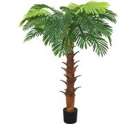 Palmier artificiel Cycas avec pot 160 cm vert