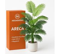 Palmier artificiel de 120 cm avec des branches de Monstera pour la décoration du jardin FR.