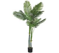 Palmier artificiel grande taille H.180cm palmier areca 14 feuilles grand réalisme PE vert